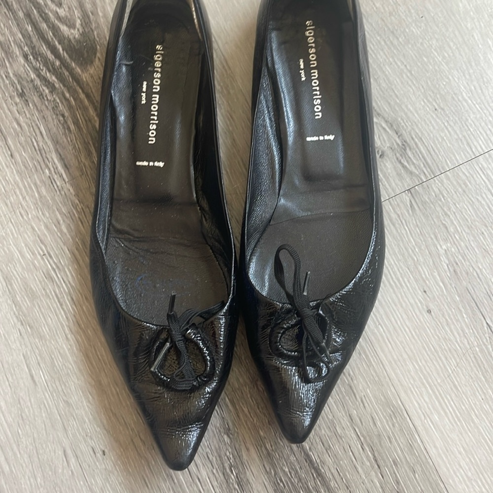 Sigerson Morrison Flats blank patent leather